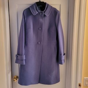 Talbots Size 12 Periwinkle Blue Coat